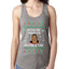 Kith Me Under The Mithletoe Funny Lips Christmas Ladies Racerback Tank Top