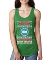 This Is My Zoom Ugly Christmas Party Sweater Ugly Christmas Sweater Ladies Racerback Tank Top