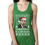 Christmas Is Cancelled Michael Scott Office Ugly Christmas Sweater Ladies Racerback Tank Top