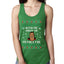 Kith Me Under The Mithletoe Funny Lips Christmas Ladies Racerback Tank Top
