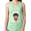 Impish or Admirable Dwight Schrute Ugly Christmas Sweater Ladies Racerback Tank Top