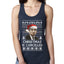 Christmas Is Cancelled Michael Scott Office Ugly Christmas Sweater Ladies Racerback Tank Top