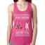 Merry Christmas Shitter's Full Christmas Vacation Ugly Christmas Sweater Ladies Racerback Tank Top