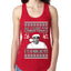 Pete All I Want For Christmas Is To Be Hung Like Pete Ugly Christmas Sweater Ladies Racerback Tank Top
