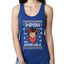 Impish or Admirable Dwight Schrute Ugly Christmas Sweater Ladies Racerback Tank Top