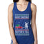 Merry Christmas Shitter's Full Christmas Vacation Ugly Christmas Sweater Ladies Racerback Tank Top