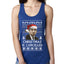 Christmas Is Cancelled Michael Scott Office Ugly Christmas Sweater Ladies Racerback Tank Top
