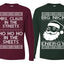 Big Nick Energy Ho Ho Ho In The Sheets Ugly Christmas Matching Couples Long Sleeve Shirt