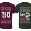 Where My Ho's At? Ho Ugly Christmas Matching Couples Crewneck T-Shirt