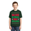 Too Cute For Ugly Sweaters Christmas Unisex Boys Girls Graphic Youth T-Shirt