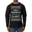 You Serious Clark Christmas Vacation Movie Ugly Christmas Sweater Mens Long Sleeve Shirt