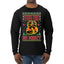 Strike First Strike Hard No Mercy Xmas Ugly Christmas Sweater Mens Long Sleeve Shirt