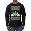 Merry Christmas Bitches Ugly Christmas Sweater Mens Long Sleeve Shirt