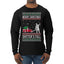 Merry Christmas Shitter's Full Christmas Vacation Ugly Christmas Sweater Mens Long Sleeve Shirt