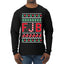 FJB Candy Cane  Ugly Christmas Sweater Mens Long Sleeve Shirt