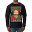 It's Keanu Wreaths Ugly Christmas Sweater Mens Long Sleeve Shirt