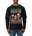 Pour Me Some Holiday Cheer Ugly Christmas Sweater Mens Long Sleeve Shirt