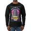 Retro Nakatomi Plaza 1988 Holiday Party Ugly Christmas Sweater Mens Long Sleeve Shirt