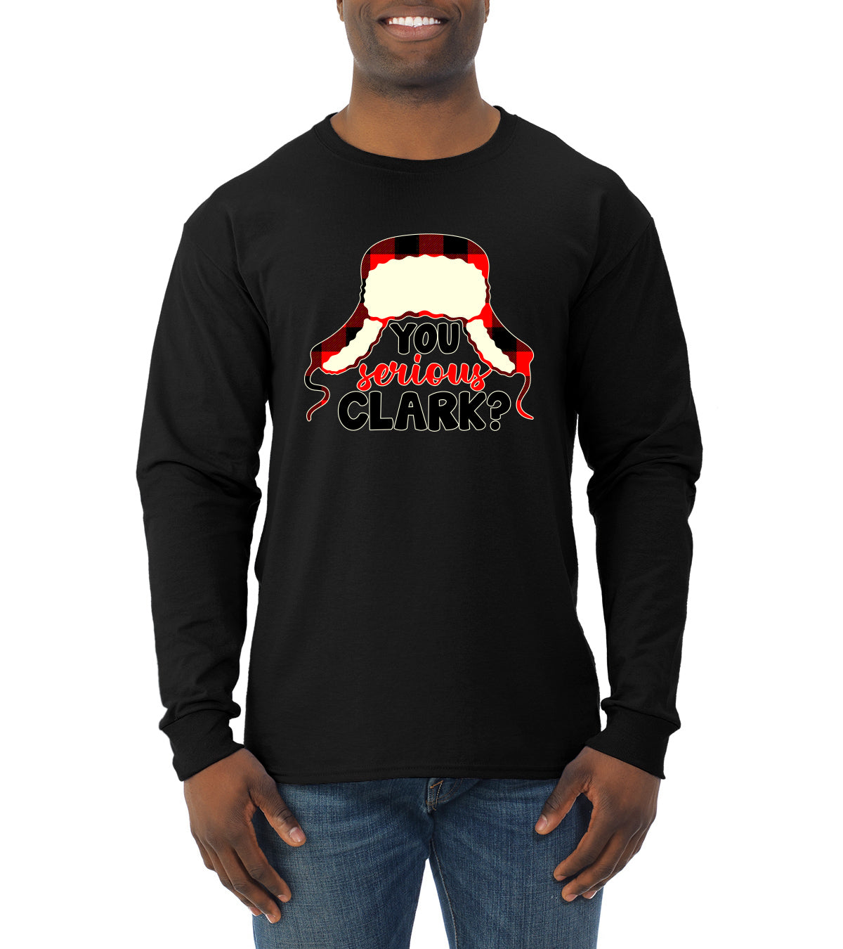 You Serious Clark? Christmas Mens Long Sleeve Shirt