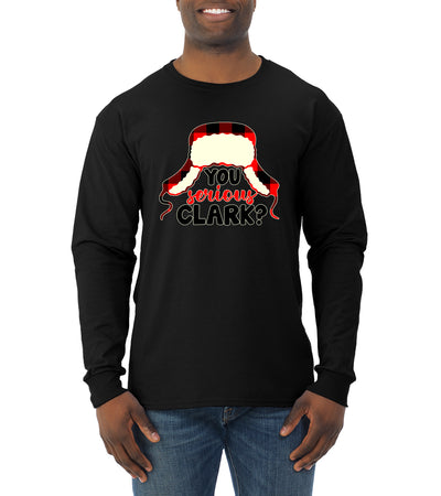 You Serious Clark? Christmas Mens Long Sleeve Shirt