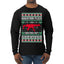 Nakatomi Plaza Christmas Party Survivor Ugly Christmas Sweater Mens Long Sleeve Shirt