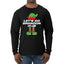 Let's Go Brandon Elf Christmas Mens Long Sleeve Shirt