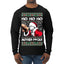 Friday Hood Santa  Ugly Christmas Sweater Mens Long Sleeve Shirt
