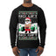 No Lift No Gift Fitness Workout Santa Ugly Christmas Sweater Mens Long Sleeve Shirt
