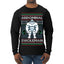 Abdominal Swoleman Fitness Yeti Ugly Christmas Sweater Mens Long Sleeve Shirt
