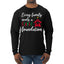 Every Family Needs a Stable Foundation Christmas Mens Long Sleeve Shirt