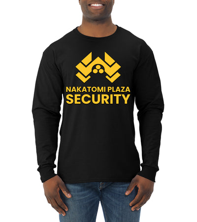 Nakatomi Plaza Security Movie Christmas Mens Long Sleeve Shirt