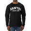 Vintage Movie Quote Santa! I Know Him Christmas Mens Long Sleeve Shirt