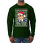 Santas Coming That's What She Said Michael Scott Ugly Christmas Sweater Mens Long Sleeve Shirt