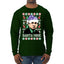 Santa Mike Michael Scott The Office Ugly Christmas Sweater Mens Long Sleeve Shirt