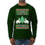 Merry Christmas Bitches Ugly Christmas Sweater Mens Long Sleeve Shirt