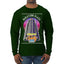 Retro Nakatomi Plaza 1988 Holiday Party Ugly Christmas Sweater Mens Long Sleeve Shirt