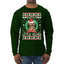 Santa's Little Yelper Christmas Mens Long Sleeve Shirt