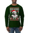 Merry Kissmas  Christmas Mens Long Sleeve Shirt