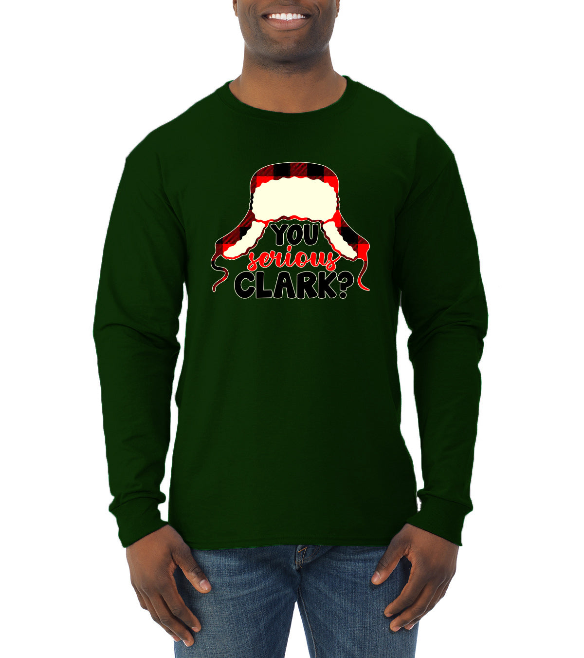 You Serious Clark? Christmas Mens Long Sleeve Shirt
