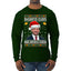 DeSantis Claus Ugly Christmas Sweater Mens Long Sleeve Shirt