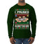 I Paused My Game To Be Here Ugly Christmas Sweater Mens Long Sleeve Shirt