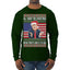 Mean Tweets and $1.79 Gas Ugly Christmas Sweater Mens Long Sleeve Shirt