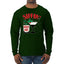 Sippin' On The Holiday Spirit Christmas Mens Long Sleeve Shirt
