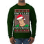 Office Phyllis Navidad Happy Holiday Ugly Christmas Sweater Mens Long Sleeve Shirt