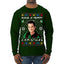 Have a Perry Christmas Ugly Christmas Sweater Mens Long Sleeve Shirt