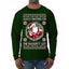 Always Shooting For The Naughty List Ugly Christmas Sweater Mens Long Sleeve Shirt