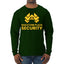 Nakatomi Plaza Security Movie Christmas Mens Long Sleeve Shirt