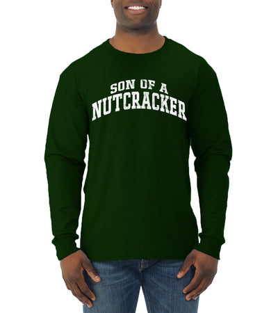 Vintage Movie Quote Son Of A Nutcracker Christmas Mens Long Sleeve Shirt