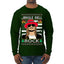 Jingle Bell Rock Kid Rapper Country Music Ugly Christmas Sweater Mens Long Sleeve Shirt