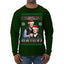 Here To F Stuff Up Step Brothers Holiday Pose Ugly Christmas Sweater Mens Long Sleeve Shirt